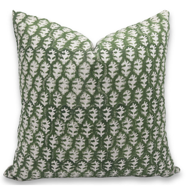 Wildon Home® Azaruddin Floral Linen Indoor/Outdoor Pillow Cover Wayfair